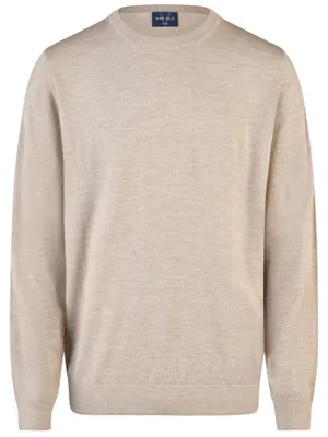 Produktbild von Marvelis - Pullover - Rundhals Ausschnitt - Herren, (632125), Größe:S, Farbe:beige (22)