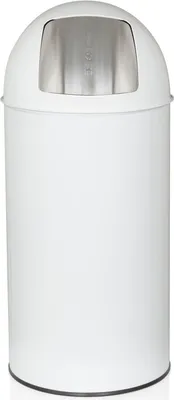 Obrázok produktu pre hjh OFFICE Odpadkový kôš 35 l PUSH 35L Odpadkový kôš Separátor odpadu okrúhly pre kuchyňu, kanceláriu s výklopným vekom 66,0 x 30,0 x 30,0 cm