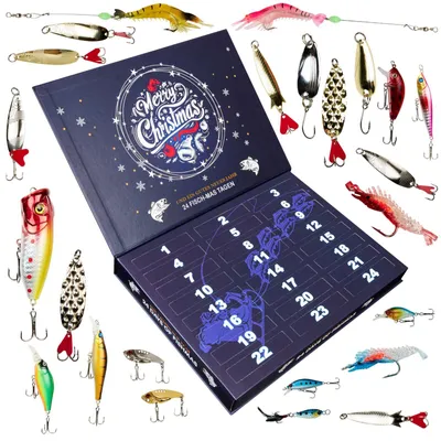 Produktbild von Angel Adventskalender 2026 Männer 24 Köder Countdown Für Angler