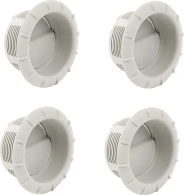 Produktbild von 4x Endstück Warmluftaustritt Grau Truma für 65mm Warmluftrohre verschließbar