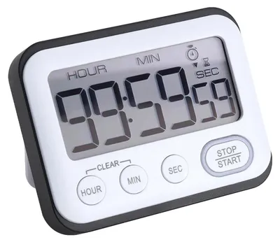 Productafbeelding van Digitale timer - 3-in-1 met aftimer en stopwatch - Groot display met magnetische bevestiging