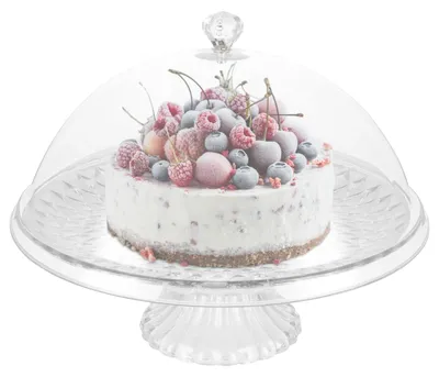 Immagine prodotto di Portatovagliata multifunzionale per torte, diametro 30 cm, con coperchio