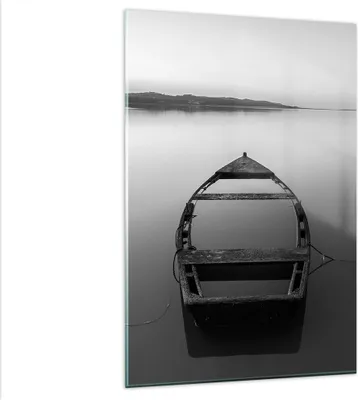 Produktbild von Bilder auf glas - Einteilig - £ódŸ Einsamkeit Leere - 80x120cm - Glasbilder - Wandbilder - Bilder - zum Aufhängen bereit - Wanddekoration aus Glas - Glas Bilder - Wandbild auf Glas - GPA80x120-4932