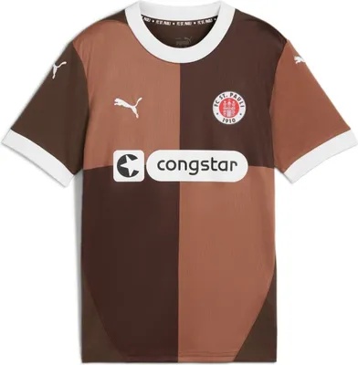 Produktbild von Puma FC St. Pauli Heimtrikot 2024 2025 Sponsor Logo Kinder Gr 140