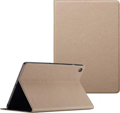 Zdjęcie produktu dla Selencia Riva Etui z klapką Samsung Galaxy Tab A9 Plus – beżowe
