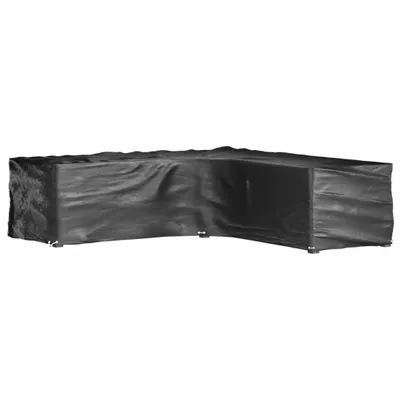 Image de vidaXL Couvertures pour meubles de jardin en L 2 pcs. 16 oeillets 250x250x70 cm