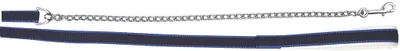 Produktbild von Pferde Führleine blau mit gepolsterter Handschlaufe, 50 cm Kettenteil