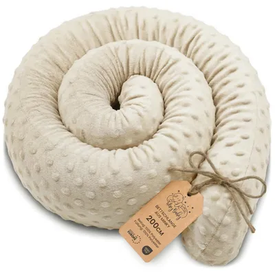 Produktbild von Seitenschläferkissen 200 cm Stillkissen Schwangerschaftskissen Hellbeige B