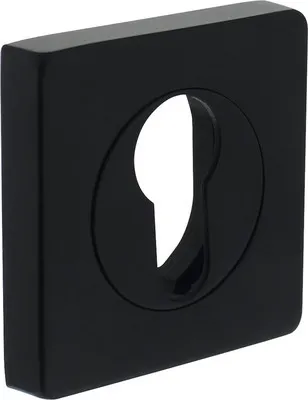 Produktbild von Rosettenpaar Intersteel PZ eckig schwarz matt 55x55 mm