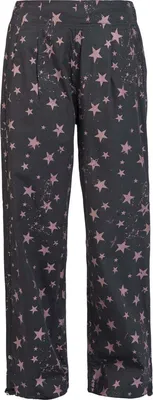 Produktbild von RED by EMP Damen schwarze Stoffhose mit Sternen Print und seitlichen Einschubtaschen XL
