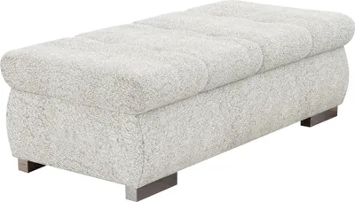 Produktbild von MIRJAN24 Polsterhocker Orkan Groß, Moderne Sitzhocker vom Hersteller, Holzkonstruktion, 120x60x39 cm (Farbe: Coral 70)
