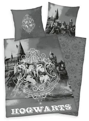 Produktbild von Harry Potter Wende Bettwäsche Hogwarts 2tlg 135 x 200 cm 80 x 80 cm
