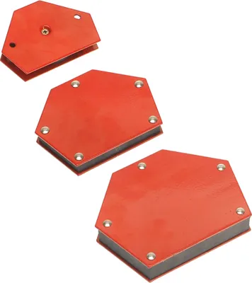 Image de 3 soudeurs Aimant d'angle 45 60 75 90 135° Force de maintien 25 50 75 Lbs Aide au soudage