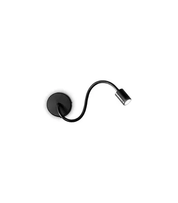 Produktbild von Moderne Wandleuchte Focus-1 Metall Schwarz Led 4W 3000K Warmes Licht