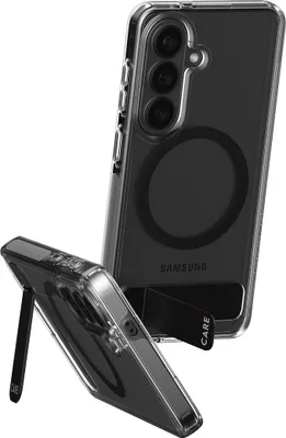 Produktbild von PanzerGlass CARE™ by ® Kickstand Case Transparent m. Qi Samsung Galaxy S26, Cover, Samsung, Samsung - Galaxy S26, Transparent