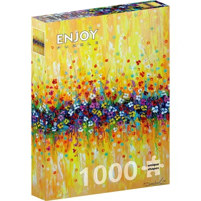 Image de Puzzle 1000 fleurs Abstraction