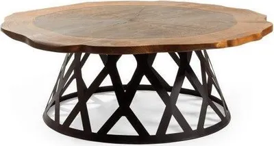 Immagine prodotto di Tavolino da caffè di design, forma rotonda, lusso, metallo, elegante, ideale per il soggiorno