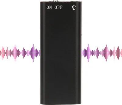 Image de Dictaphone portable 8GB KI avec transcription et écouteurs, Enregistreur numérique sur batterie 65 mAh - AVITALK