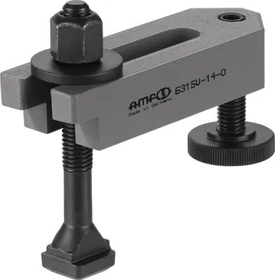Immagine prodotto di AMF Braccio di serraggio n. 6315V 20-M20x20x160 a gradini con vite di supporto regolabile - 73262