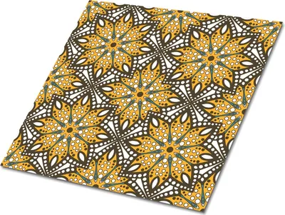 Obrázek produktu pro Orientální Dekorace – Samolepicí Dlaždice – PVC Obklady – Vinylové Obklady – 3D Samolepicí Panely – Obklady do Kuchyně a Koupelny – Nálepky na Dlaždice – 9 kusů 30x30 cm