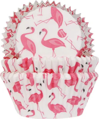 Image de 50 moules à muffins Flamingo