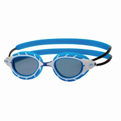 Produktbild von Zoggs Schwimmbrille Predator, Glastönung:schwarz, Farbe:blau/weiß