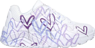 Produktbild von Skechers Uno Lite Spread The Love White/Light Purple Größe EU 27