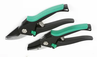 Produktbild von Gartenscheren 2er-Set Blumenschere Ambossschere Floristenschere Gartenschere