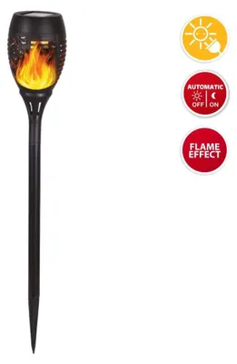 Produktbild von VELAMP Solarlampe SPK12 mit Flammeneffekt