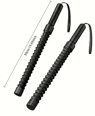 Immagine prodotto di Set di 2 cavi per esercizi fitness senza fili - Allenamento della forza - 50 cm - Maniglie in gomma antiscivolo - Allenamento delle braccia - Allenamento per tutto il corpo - Allenamento domestico