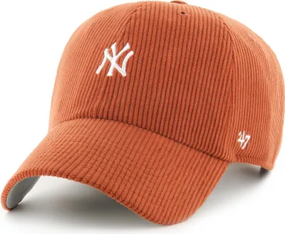Produktbild von 47 Brand Strap Kord Cap CLEAN UP New York Yankees orange