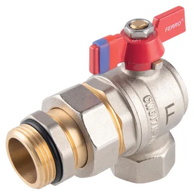 Productafbeelding van Novaservis Hoekventiel met schroefdraad, vlinderklep SM 1˝
