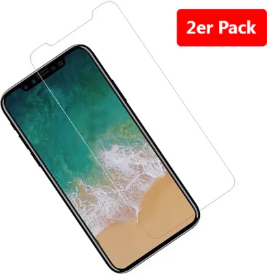 A screen protector is shown on top of a smartphone screen.