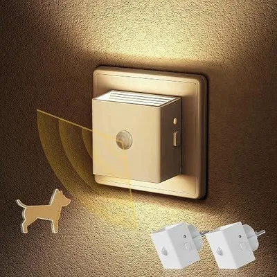 Zdjęcie produktu dla Lampka nocna LED czujnik ruchu zmierzchu 3 tryby dla dzieci