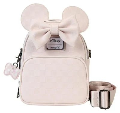 Image de Loungefly Disney Bolso Ear Evergreen Minnie Sac à dos Blanc Blanc One Size