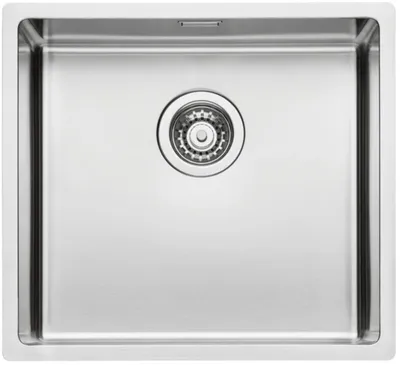 Image de CORNO Basso 5 Evier inox avec bord plat / à partir de 60 cm de largeur de meuble / Evier à encastrer simple cuve