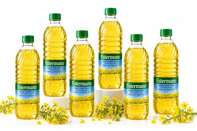 Produktbild von Rapsöl Estermann - 6 x 1 L PET-Flasche, feines Öl zum Kochen, Braten und für den Salat