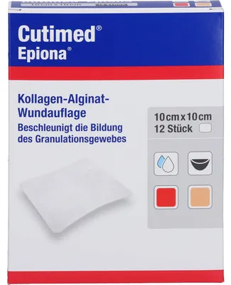 Immagine prodotto di Cutimed Epiona 10x10 cm Medicazione per ferite 12 pz