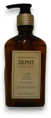 Produktbild von Depot 600 Body Solutions No. 603 Zitrus & Kräuter Sorbit Reinigung Flüssigseife Für Hände 200 ml