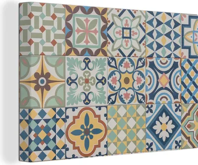 Obrázok produktu pre OneMillionCanvasses® - Maľba na plátne - Obraz na plátne Nástenná maľba na plátne - Vintage - Kvety - Dizajn - Postavy - 150x100cm - Fotografia na
