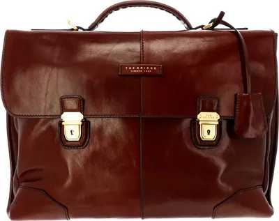 Produktbild von THE BRIDGE Vespucci Briefcase Marrone