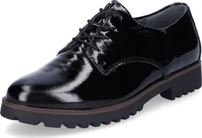 Produktbild von Waldläufer Damen Schnürschuh schwarz Lack 4,5