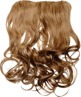 Produktbild von WIG ME UP Haarverlängerung 5 Clips lockig Dunkelblond WH5008-180C-15