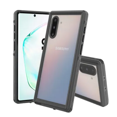 Immagine prodotto di Galaxy Note 10 Custodia impermeabile, IP68 360 gradi Custodia protettiva completa, antiurto, antipolvere e antineve, con pellicola incorporata per Samsung Galaxy Note 10 Nero
