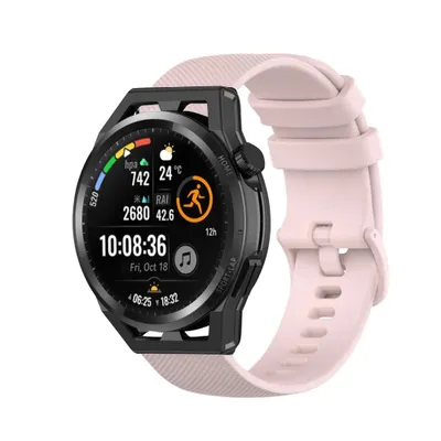 Produktbild von Strap-it Huawei GT Luxus Armband Silikon (Rosa)