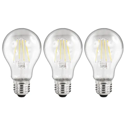 Produktbild von 3er-Pack LED Filament Set McShine, 3x Glühlampe, E27, 2W, 200lm, warmweiß, klar