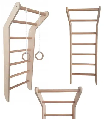 Zdjęcie produktu dla Drabinka Gimnastyczna Toddler Drewno Natur
