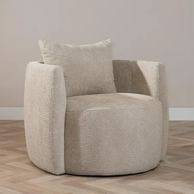 Produktbild von Bronx71 Bouclé Sessel Ruby beige
