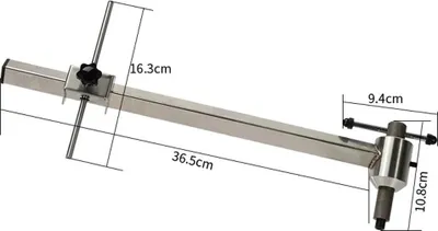 Produktbild von Schaltwerksausrichtwerkzeug, langlebiger Edelstahl, präzise Konstruktion, Silber