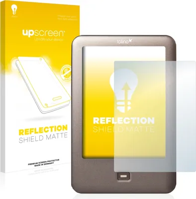 Produktbild von upscreen Schutzfolie für Tolino Shine Displayschutz Displayschutzfolie Folie Matt Entspiegelungsfolie